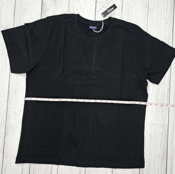 6 Pack Small Black Deluxe Cotton T-Shirt - Picture 6 of 10